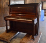 Antique 1900 Steinway Upright Grand Piano