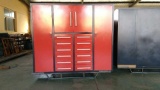 80'' Heavy Duty Multi Drawer Tool Cabinet c/w: 12 drawers, 2xlarge doors, 2xsmall doors