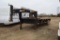 Black 24 FT Flatbed Gooseneck