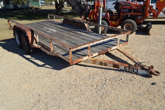 2005 Flatbed Utility Trailer 16 FT- TITLE