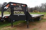 2013 Maxey 30ft Gooseneck Hydraulic Dovetail, 2- 7,000 16 axels