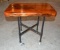 Handmade Mesquite Table on Wheels/ End Table (26 1/2