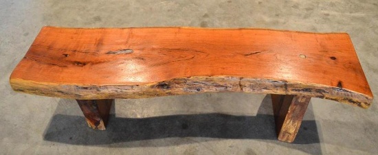 Mesquite Wood Handmade Bench/Coffee Table/End of Bed (56" x 14" x 16 1/2")
