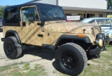 1991 Jeep Wrangler Sahara Edition, 4.0 6-cyl. 5-Speed 4x4, Miles 25,845 w/AC