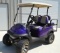 Custom Lifted Purple Gasoline Golf Cart, Street Legal