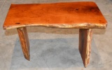 Handmade Mesquite Youth Bench