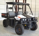 2011 Bobcat 3400 4x4 Electric Dump UTV, Gas, Hours 1390.8, w/Seatbelts