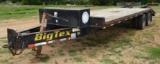2001 Big Tex 25' Dovetail Utility Trailer with Pintel Hitch (unit# 6108) *Title
