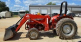 1996 Massey Ferguson Tractor with 232 Loader 2WD Hours Read 1290