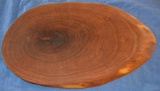 Cross-Cut Oval Cutting Board 10