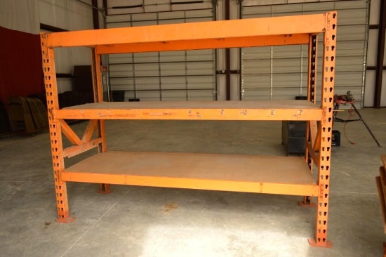 3 - 8 1/2 ft. x 6 ft. x 3 ft. sections Industrial Shelves
