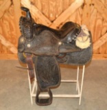 Black Western Saddle