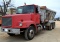 1992 White/GMC Diesel Dump Truck with Knight ProTwin Slinger 8030 Solid Waste Slinger