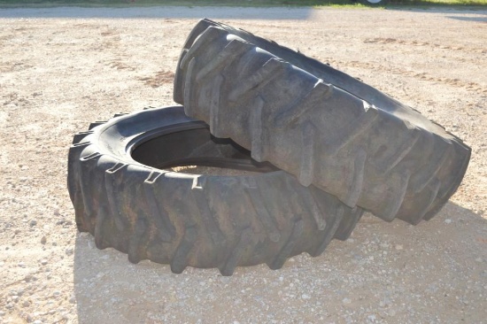 Set of 2 East One R1 Tractor Tires 18/4/38 Tube Type R1