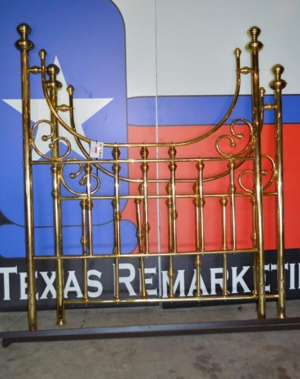 Gorgeous Antique Queen Brass Bed Frame