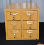 1 File Box with 6 Card Drawers