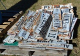 Pallet of Misc. Street Signs