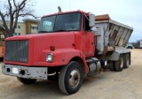 1992 White/GMC Diesel Dump Truck with Knight ProTwin Slinger 8030 Solid Waste Slinger