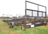 2012 TLR Mfg. 35' Bumper Pull Pipe Hauler Flat Bed Trailer Unit T07 VIN 4T91P3528CP093032 *Title