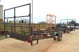 2012 TLR Mfg. 35' Bumper Pull Flatbed Pipe Trailer Unit T01 VIN 4T91P3526CP083028 *Title delay due