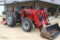 2014 Massey Ferguson 2625 4WD 63 hp Diesel Tractor w/ Massey DL250 Loader & 5 ft. Bushhog Shredder