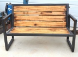 Iron & Wood Bench