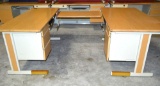 3-Piece Office Desks (2 Desk total for a total of 6 pieces)