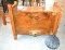 Vintage Antique Wood Fire Place Blower and Antique Kerosene Road Flame