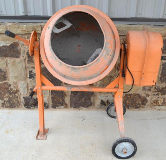 Central Machinery Electric Concrete Mixer 3.5 cubic feet