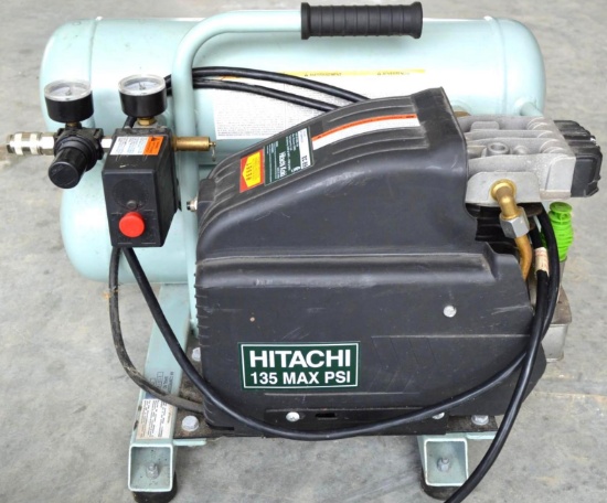 Hitachi Electric 1.3 Run HP Air Compressor 135 Max PSI