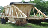 1991 Landall Belly Dump, 40', Single Gate, 20 Yard Capacity