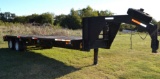 24 ft. Dual Tandom Goosneck Flatbed Trailer