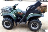 2004 Kawasaki Prairie 650 4WD 4-Wheeler w/ ramps, tires, gun rack and rack bags, 149 hrs/815 miles