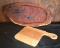 Handmade Mesquite Pieces - Cutting Boards/Serving Trays, 2 Pieces Total