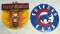 2 Metal Wall Hanging - (1 Harley Davidson and 1 Chicago Cubs)