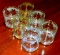 Set of 6 Mid Century Georges Briard Rocks Old Fashion Glasses era 1950-1960