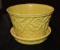 Vintage Handmade Pottery by McCOY USA - Original Yellow Hobnail