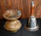 Brass Spittoon and Bell