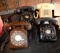 Set of 4 Antique/Vintage Phones