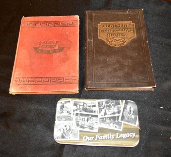 Odd Fellows Books and Remington Pocket Knife Set