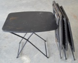 4 Folding Small Tables/Trays