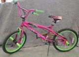 Pink and Neon Green Bike