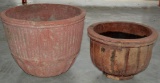 2 Terra Cotta Pots