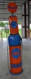 1 Large Metal Antique Style Gulf Gasoline Pump