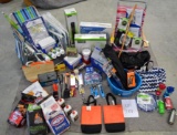 Pallet of 62 items for Camping, Hiking, Fishing, Lake/Beach, Outdoor Grilling and much more!