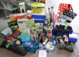 Pallet of 62 items for Camping, Hiking, Fishing, Lake/Beach, Outdoor Grilling and much more!