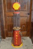 Medium Sized Vintage Style Metal Shell Gasoline Pump