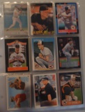 Personal Collection of Baseball Cards - 15 Double Sided Protective Sleeves