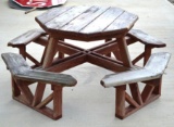 Children's Wooden Picnic Table