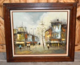 Oil Painting on Framed Canvas by P. Murphy